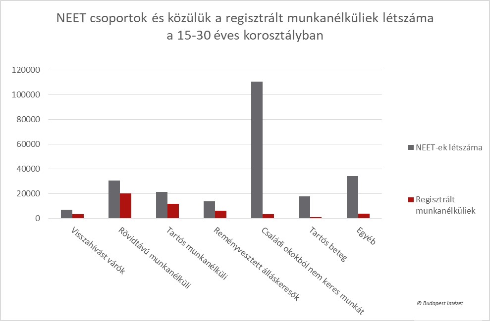 IBS youth NEET csoportok ábra